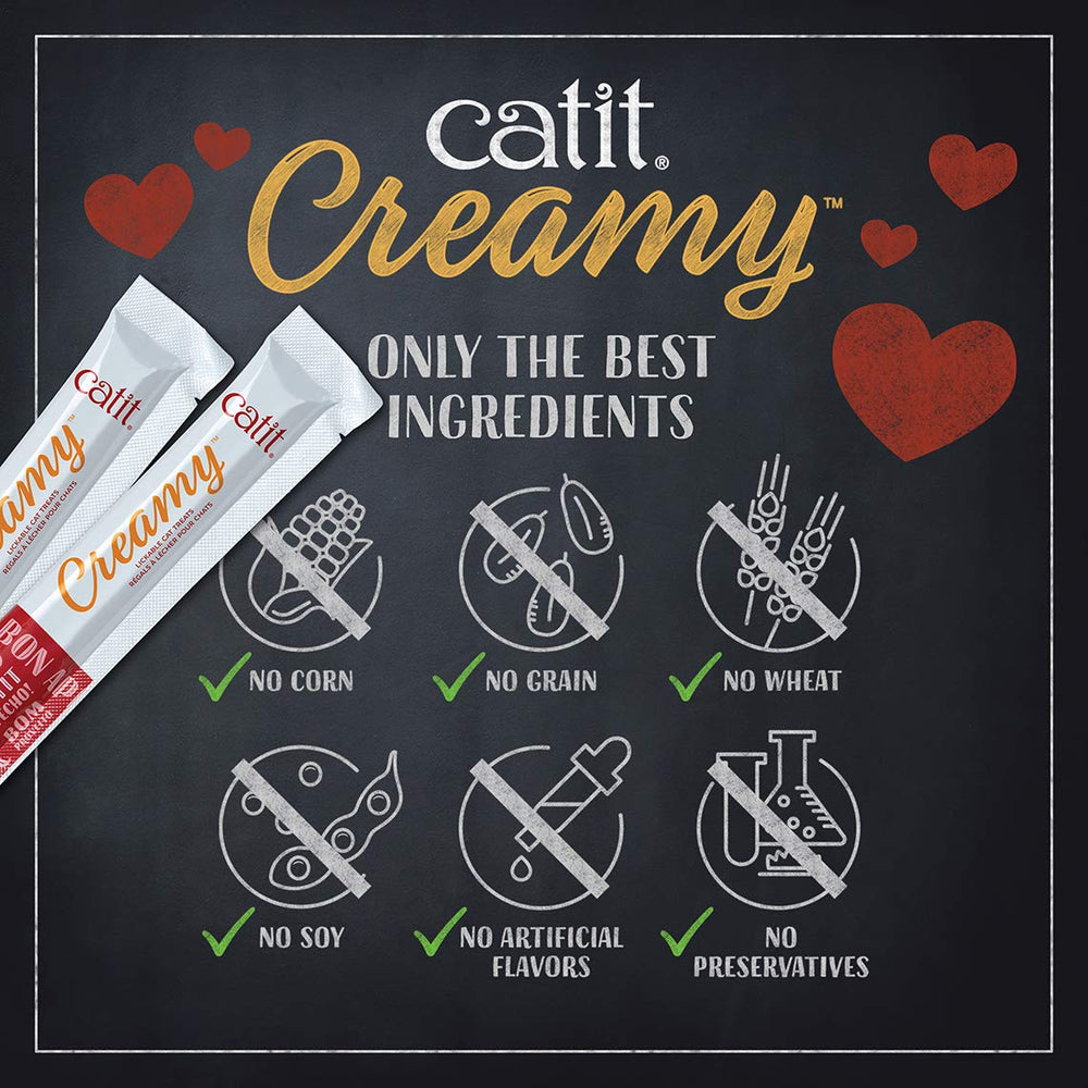 Catit Tuna Lickable Treat Pack: fifty tubes for daily indulgence.