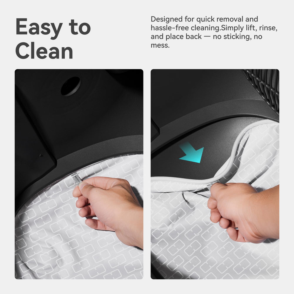 CATLINK replacement mat highlights scratch-resistant, flexible design for durability.