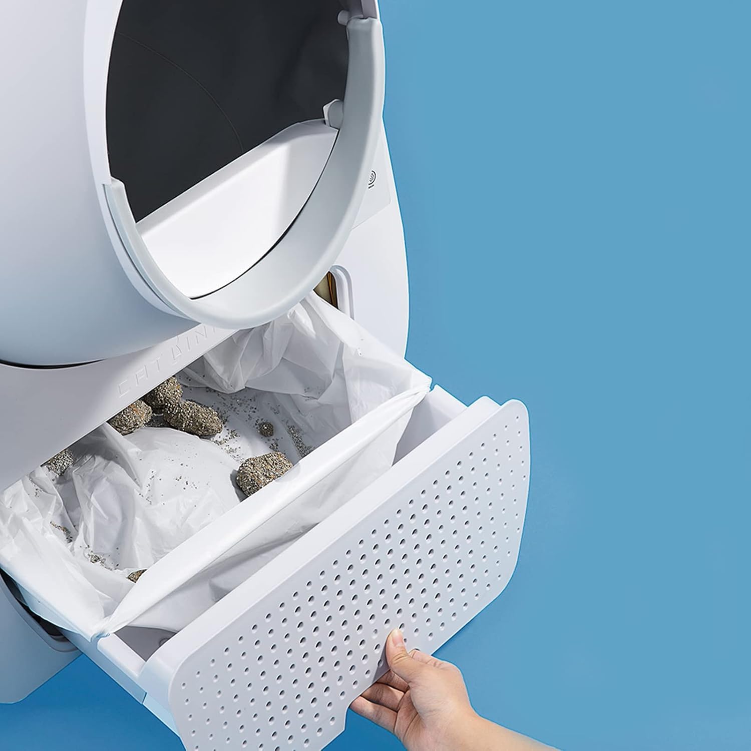 CATLINK trash bags roll set, two rolls ready for quick scooping sessions