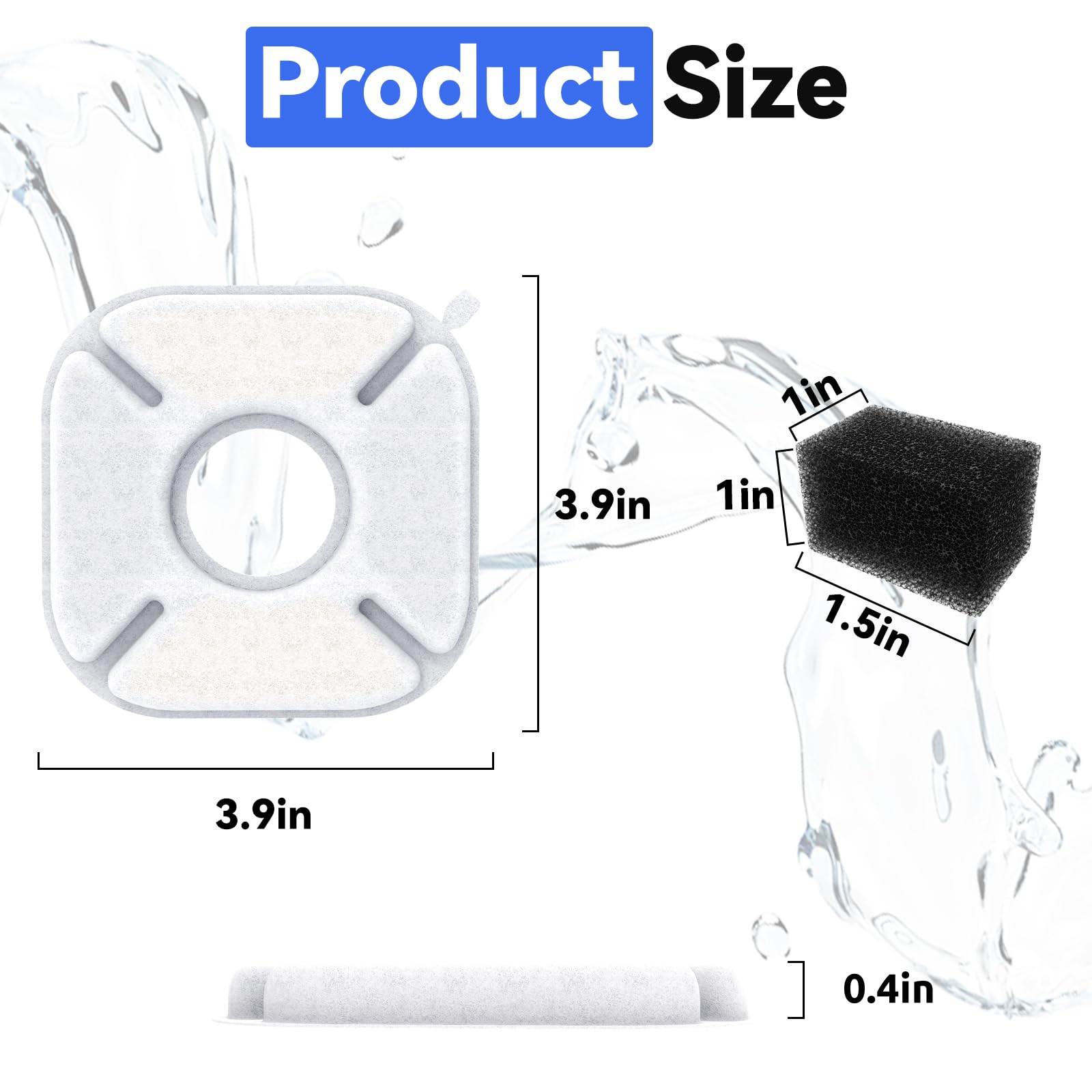 CATOL carbon-dust pre-use soak and rinse step