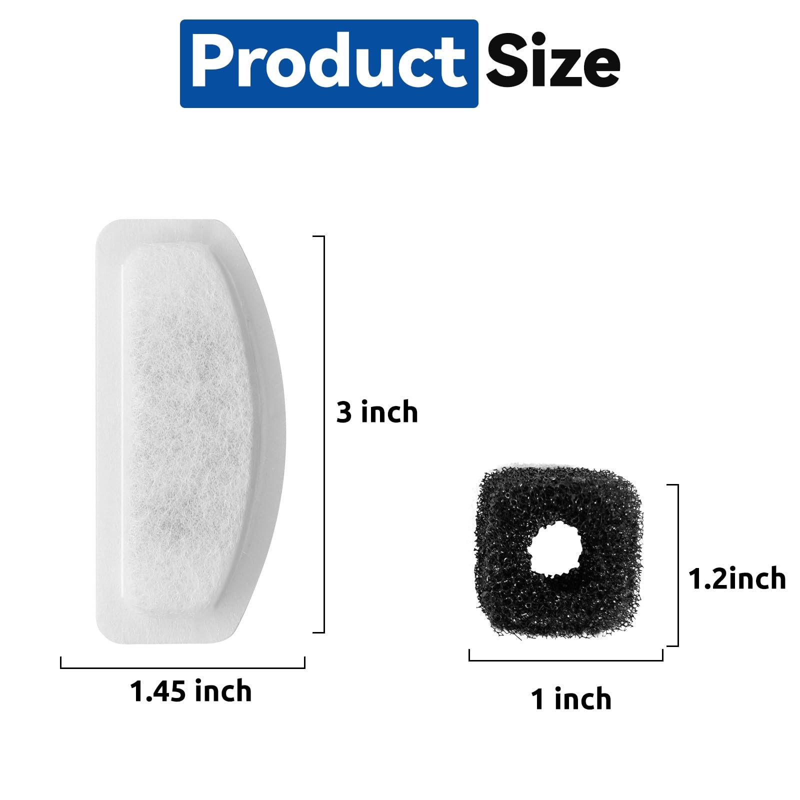 CATOL ORSDA D30 sponges pack supports quick replacement and reliable filtration.