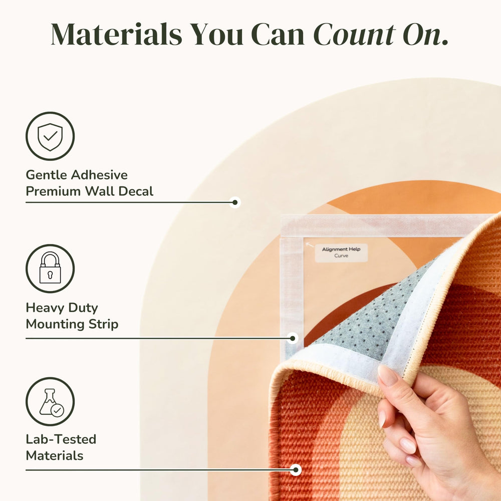 Removable wall sticker prevents wall damage during scratching.