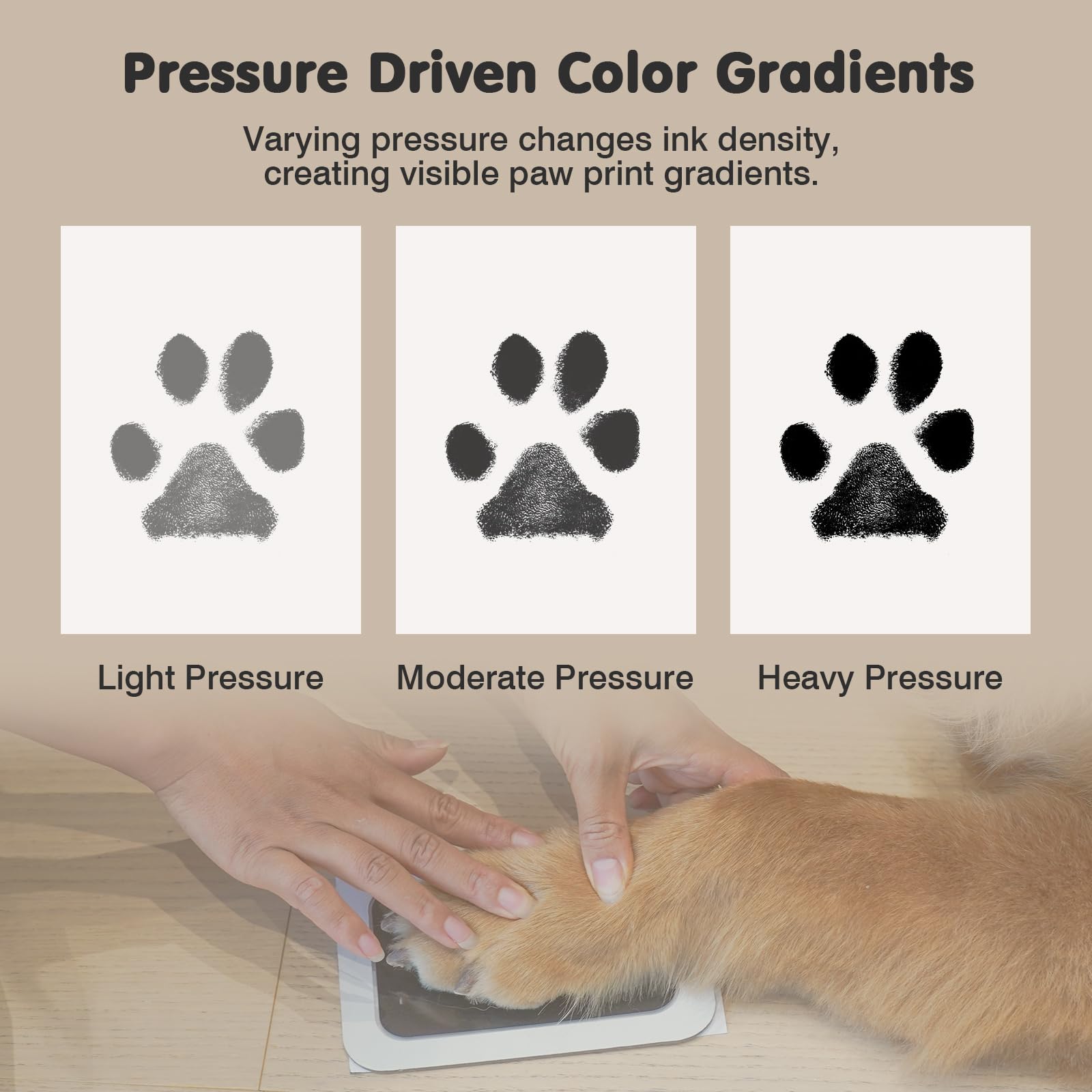 Catose inkless paw print kit makes a gift-ready keepsake.