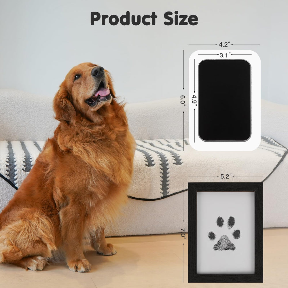 Catose inkless paw print kit imprint cards for paw and hand sizes.