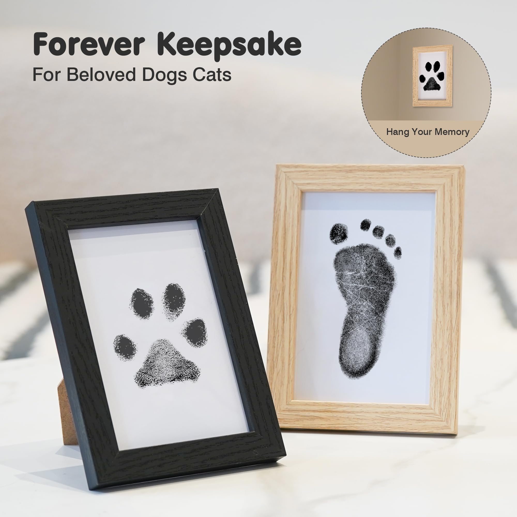 Catose Inkless pad close-up showing safe, skin-friendly ink for pets