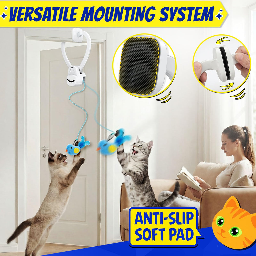 CATPICK Bell included adds varied sounds to keep cats engaged