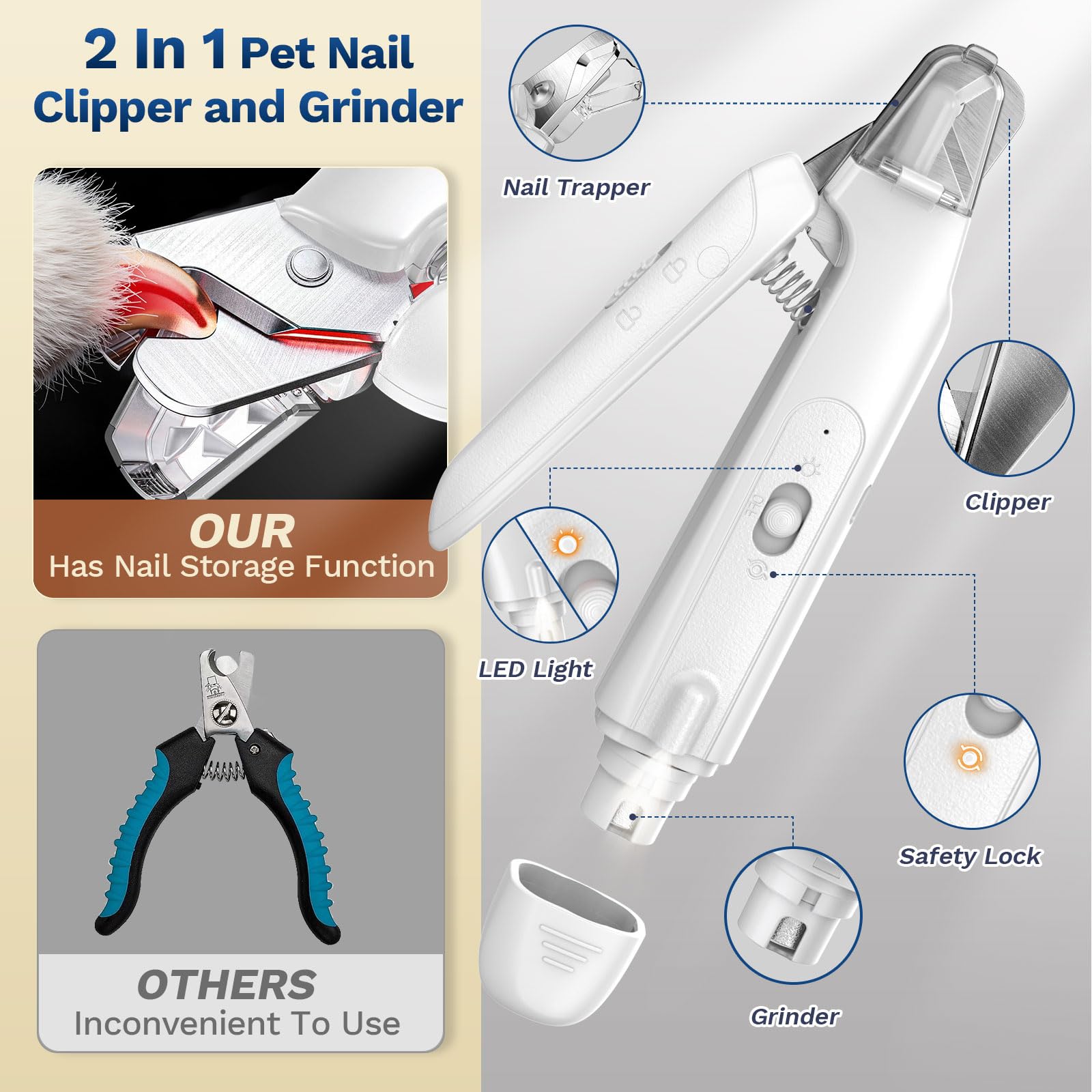 Catpick care suitable for both dogs and cats during home grooming.