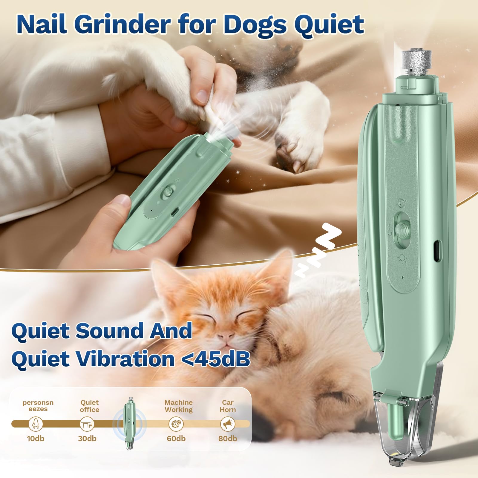 Catpick care nail catcher cap reduces mess during trimming