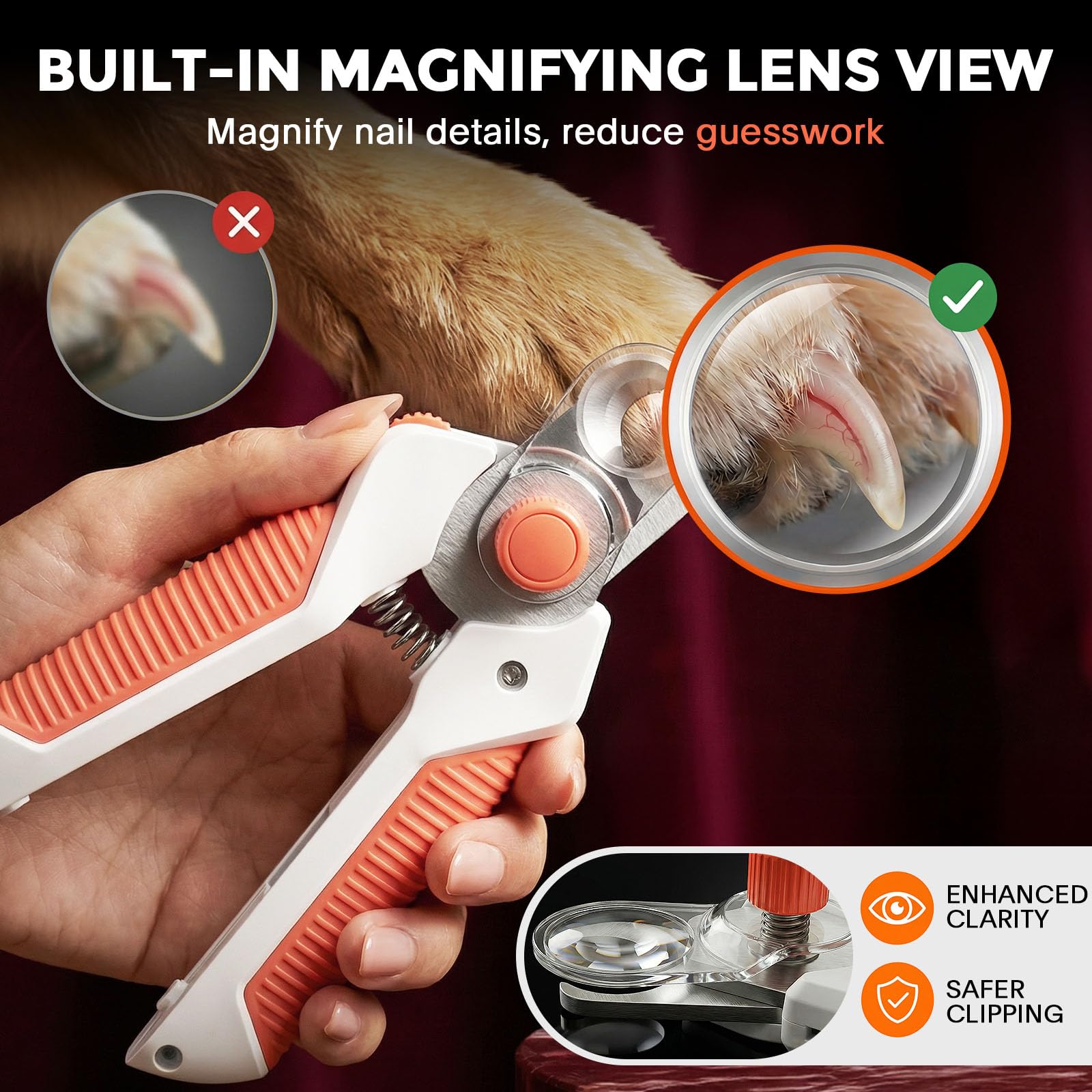 Catpick Care clipper suitable for small to large pets with varied nails.