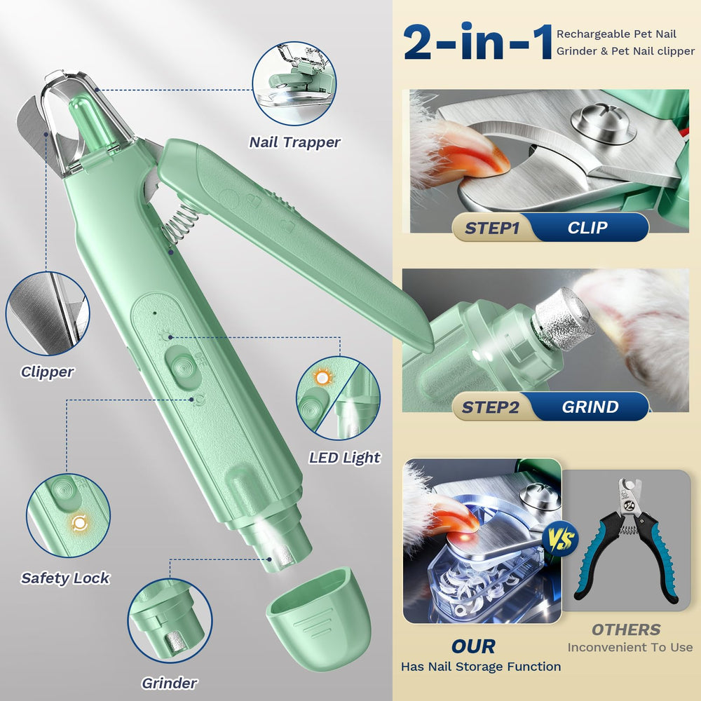 Catpick care nail grinder finish gently smooths nails to prevent snags