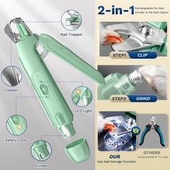 Catpick care nail grinder finish gently smooths nails to prevent snags