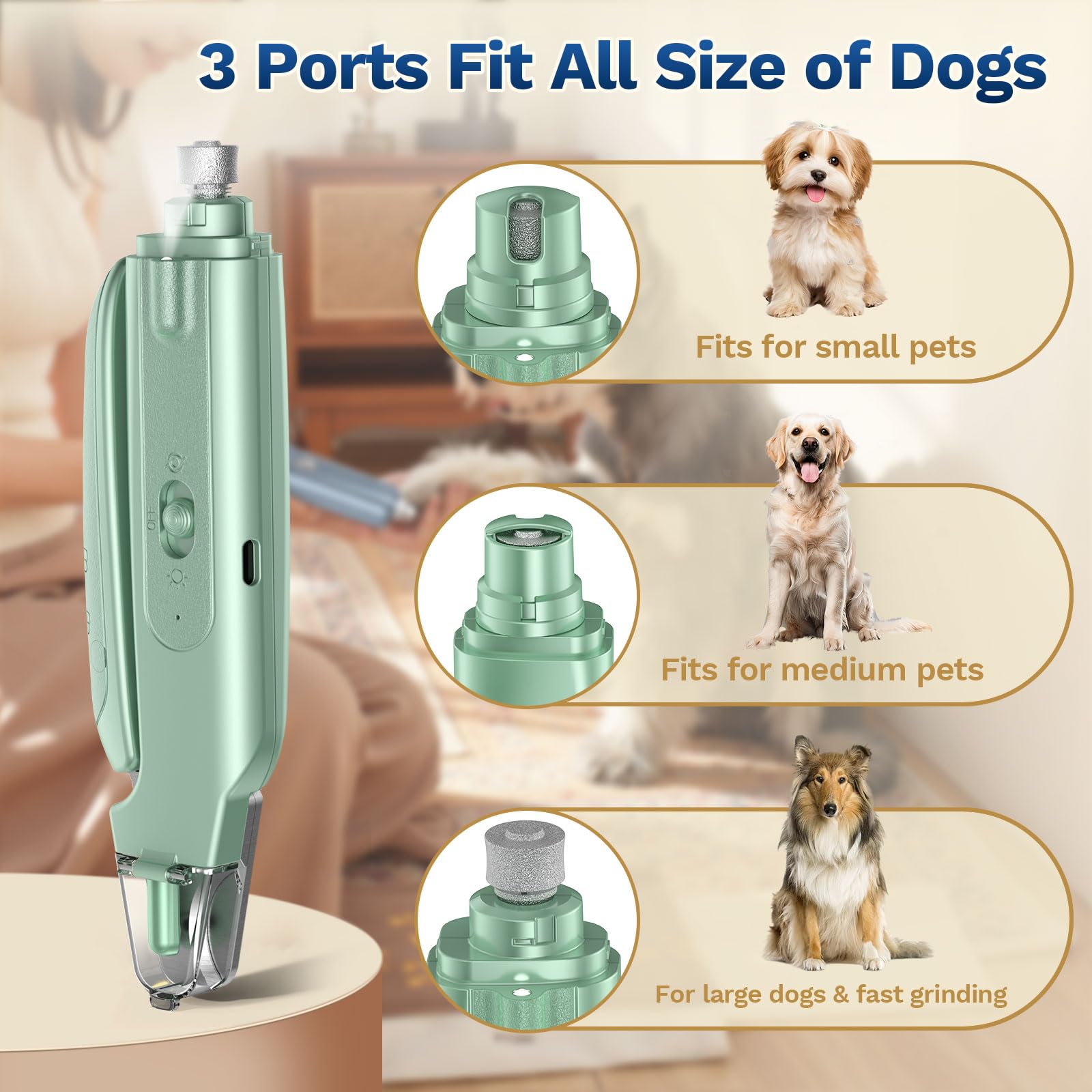 Catpick care safety lock keeps the device secure when stored