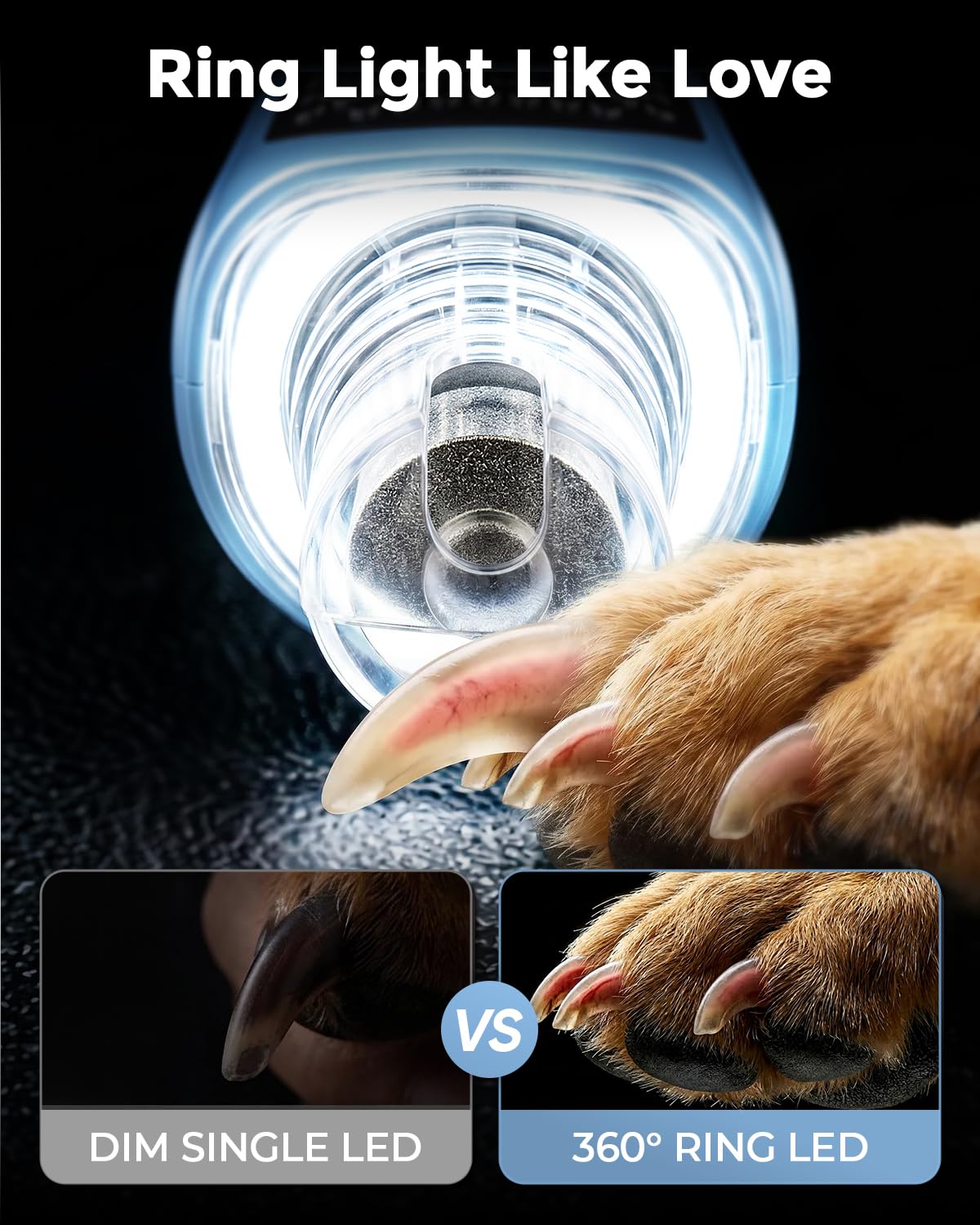 CATPICK cordless rechargeable design enables convenient grooming anywhere.