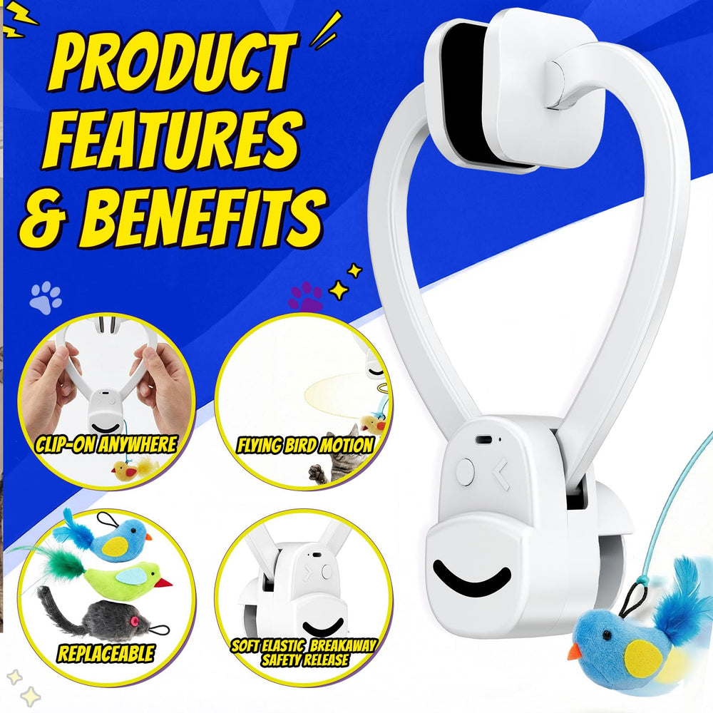 CATPICK Door clip setup shows space saving convenience for apartments