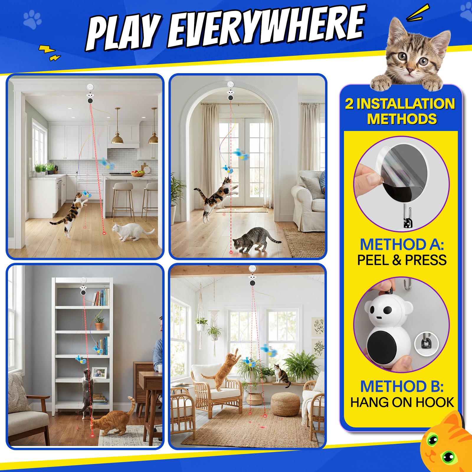 Catpick Interactive Toy safety-durability uses pet-safe materials
