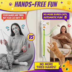 Catpick Joy adjustable motion modes suit kittens and calm adults.