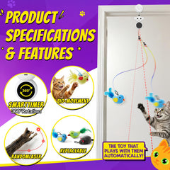Catpick Joy adjustable-motion speeds tailor play to each cat’s energy level.