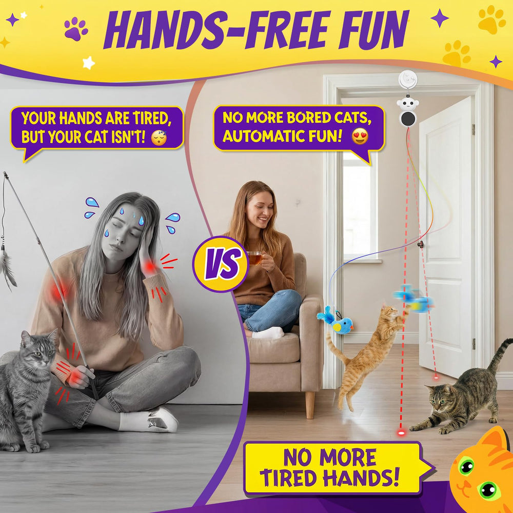 Catpick Joy door mount setup secures safe indoor play without tools.