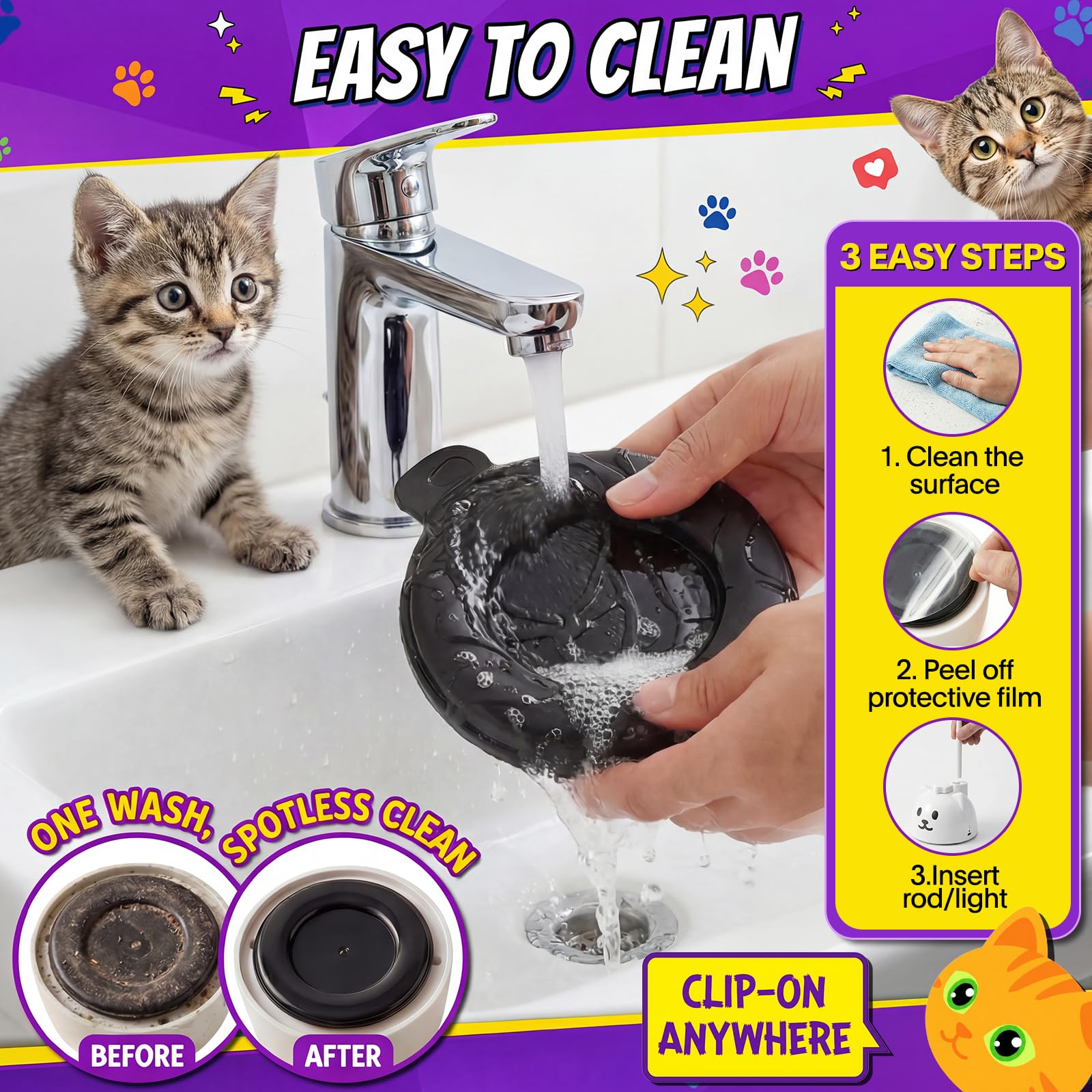 Catpick joy durable wand toy designed for multi-cat homes