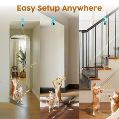 Catpick Joy mouse wand attachment supports interactive exploration and exercise