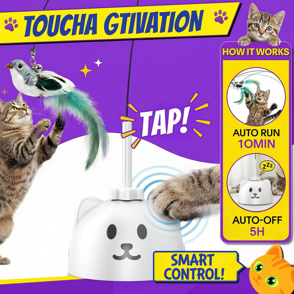 Catpick joy replaceable feather attachments ready for fresh play sessions