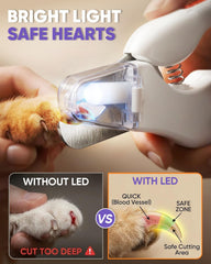 CATPICK low-noise operation eases grooming for anxious pets.