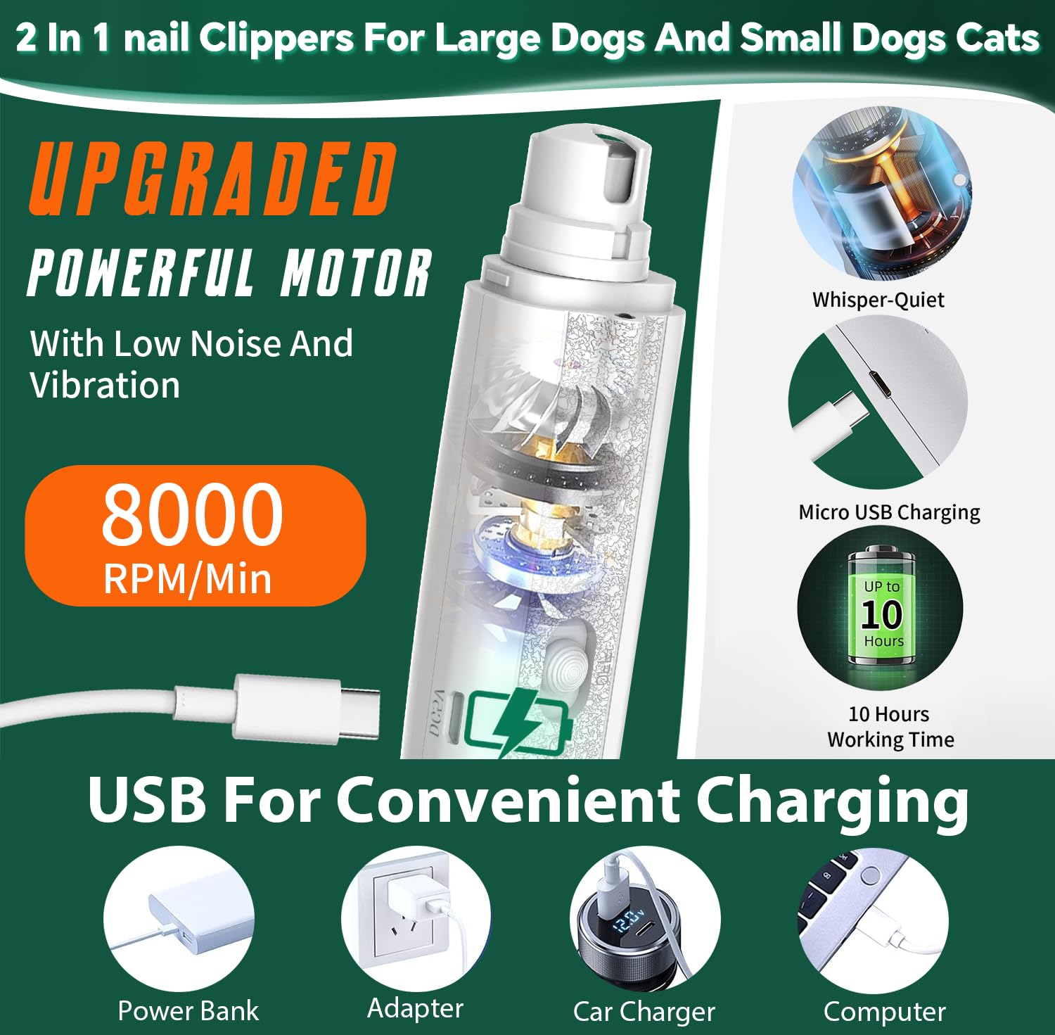 CATPICK safety guard helps prevent over-cutting.