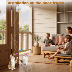 Catpick toy door-mounted play keeps floors clear while sparking curiosity