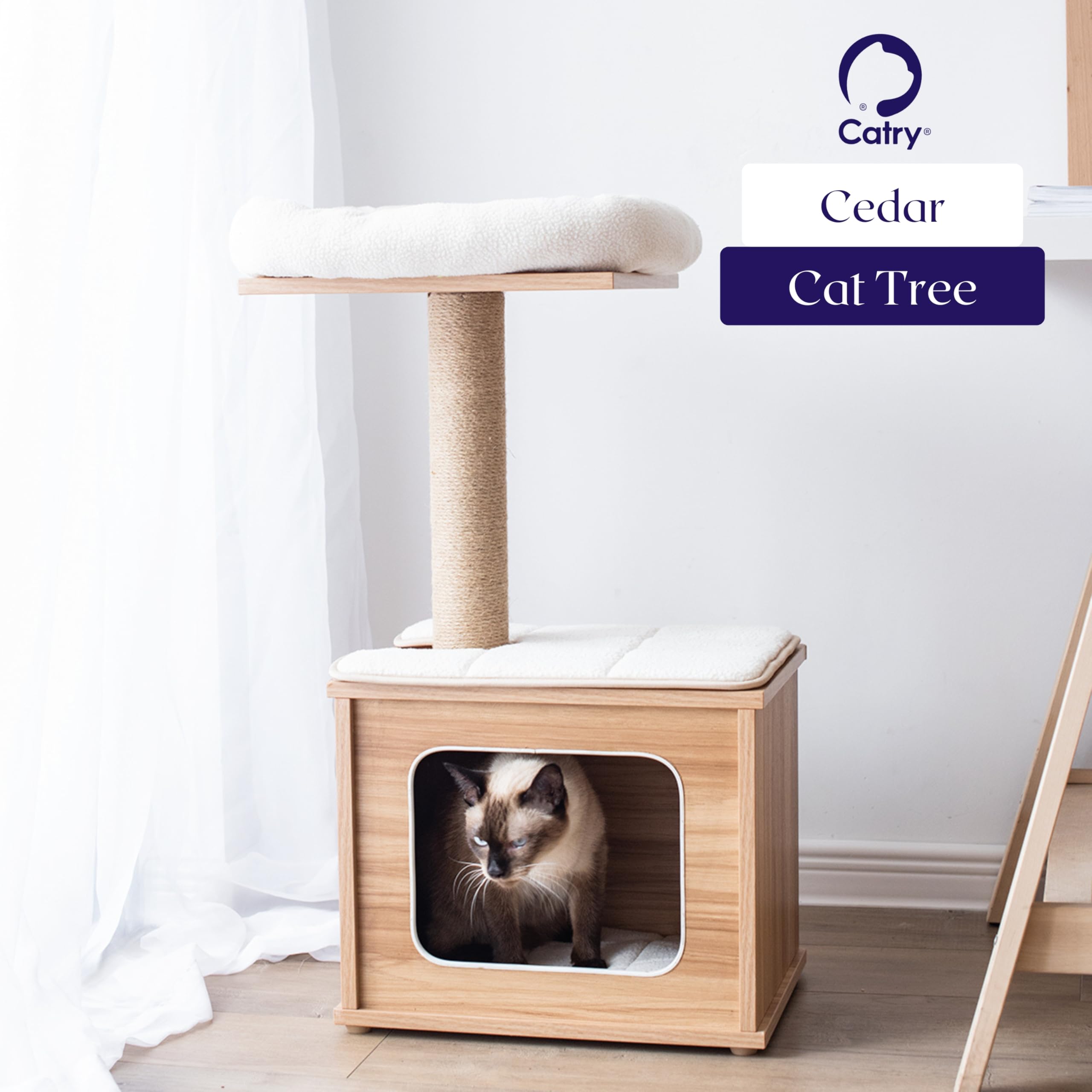 Catry small-cat use case: compact, stable play and rest space.