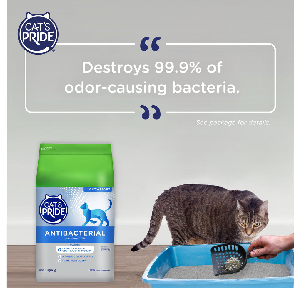 Cat's Pride litter suitable for all cats, ages and breeds.