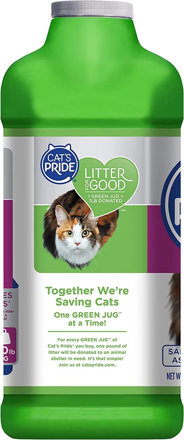 Cats Pride Fresh Scent litter is lightweight for simple handling