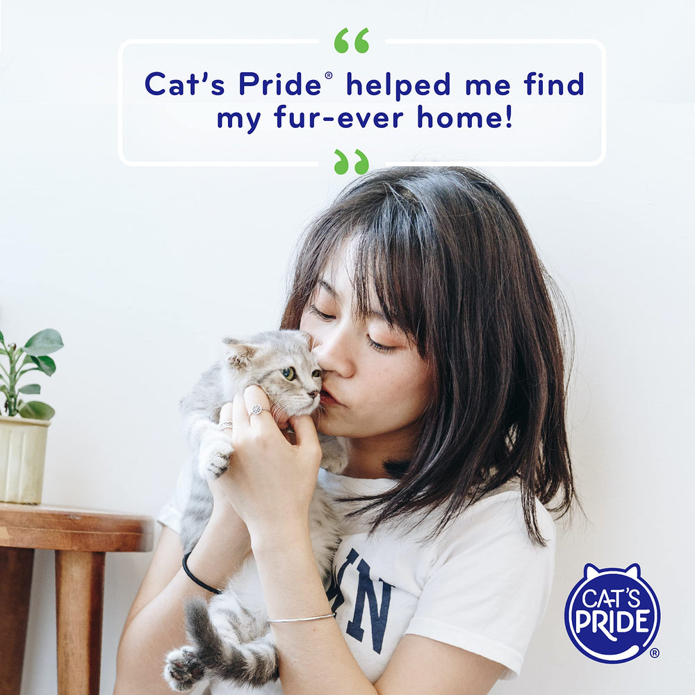 Cats Pride Fresh Scent litter forms strong clumps for easy scooping