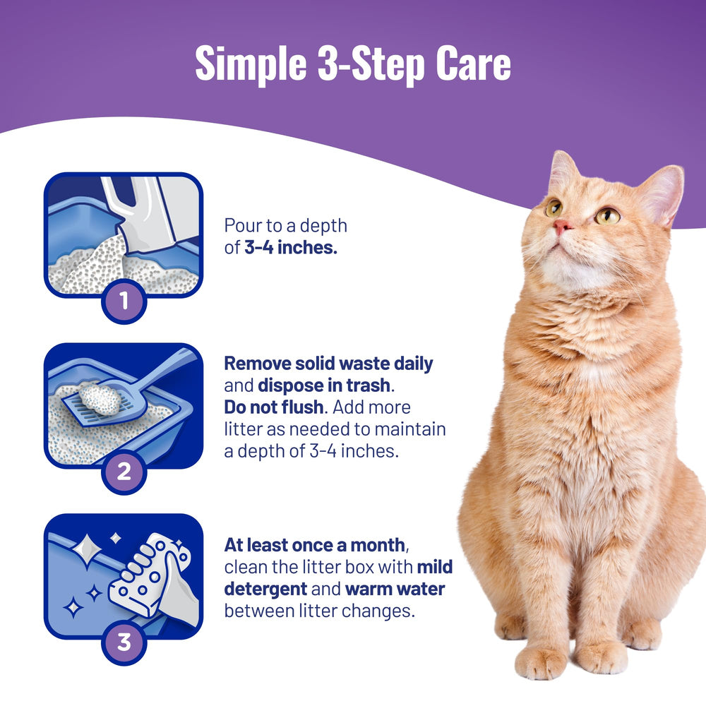 Cat's Pride Litter for Good donation graphic highlights shelter support.