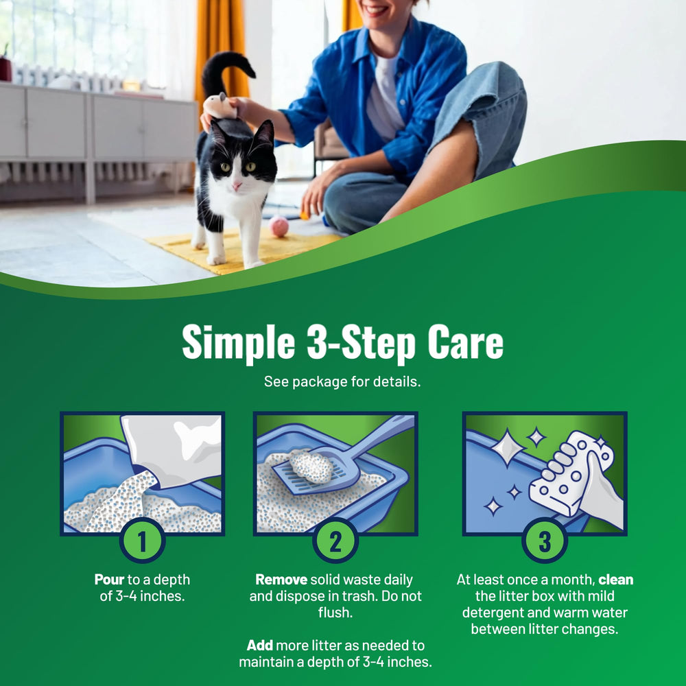 Easy scooping with Cat's Pride Max Power Pro Ultraclean litter