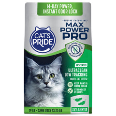 Cat's Pride Max Power Pro Ultraclean bag shown for easy handling and storage
