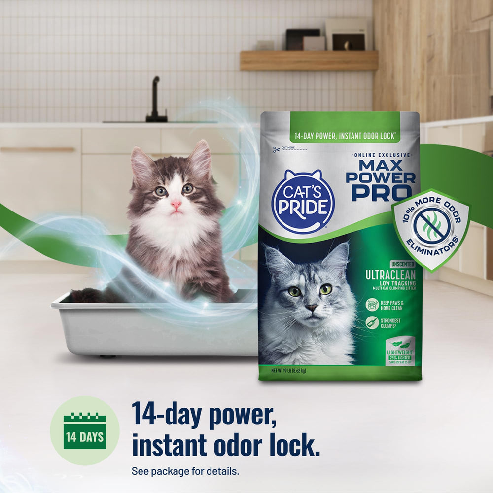Unscented odor control of Cat's Pride Max Power Pro Ultraclean
