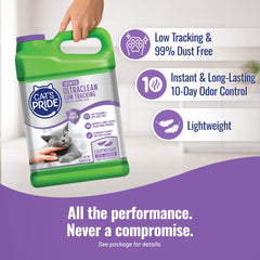 Cat's Pride Max Power clumping action shows easy scooping.