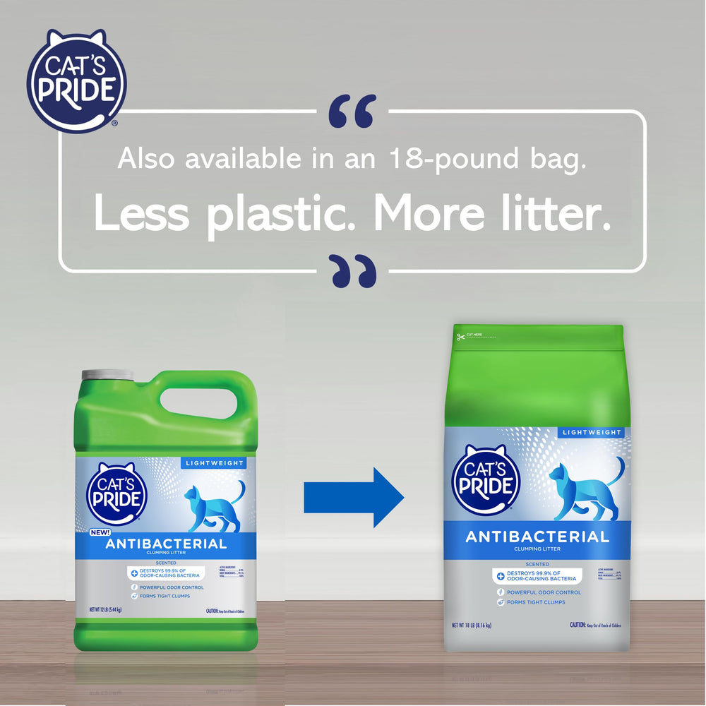 Cat's Pride odor-control litter delivers quick freshness at the litter box.