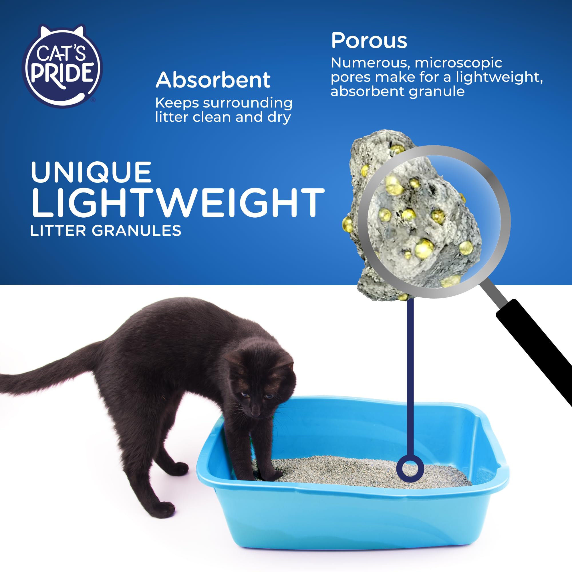 Cat's Pride scented litter for a pleasant aroma throughout the home.