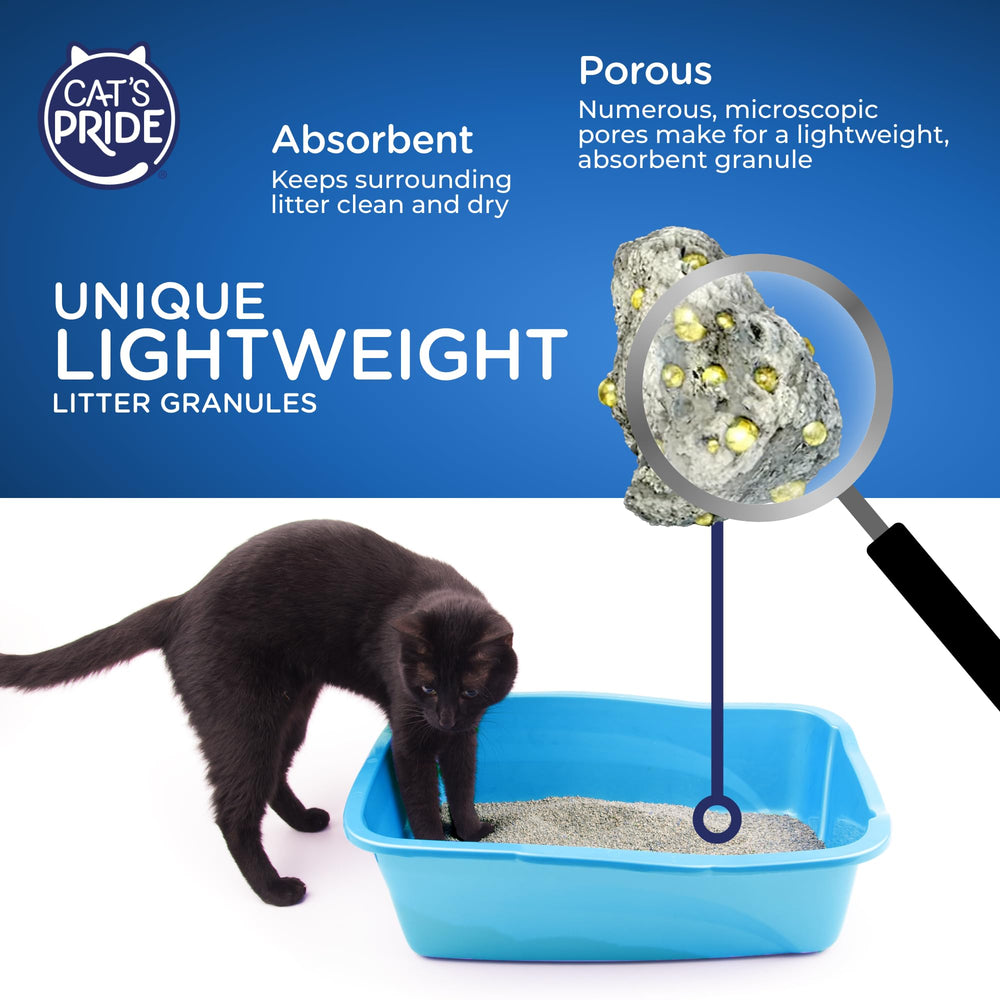 Cat's Pride scented litter for a pleasant aroma throughout the home.
