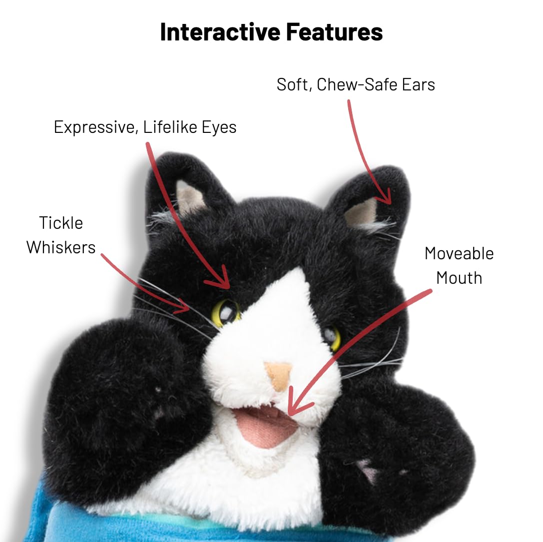 CATSUMO Cat Wrestling Glove Puppet sleeve protection reduces owner hand scrapes during play