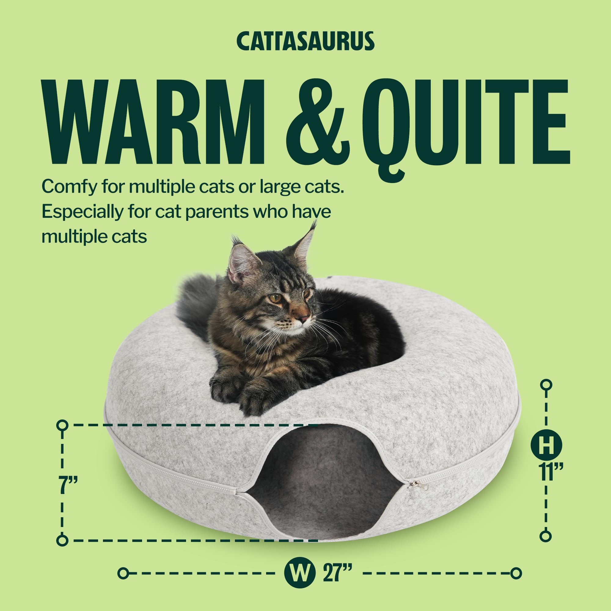 Cattasaurus Peekaboo peephole view boosts owner interaction during nap time