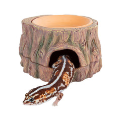CAVACHEW 3-in-1 hide cave top view for secure small reptiles