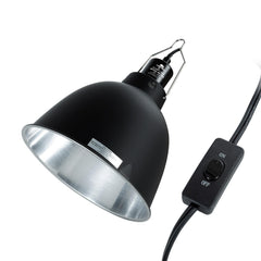 CAVACHEW Reptile Light Fixture with deep dome improves basking UVB reach.