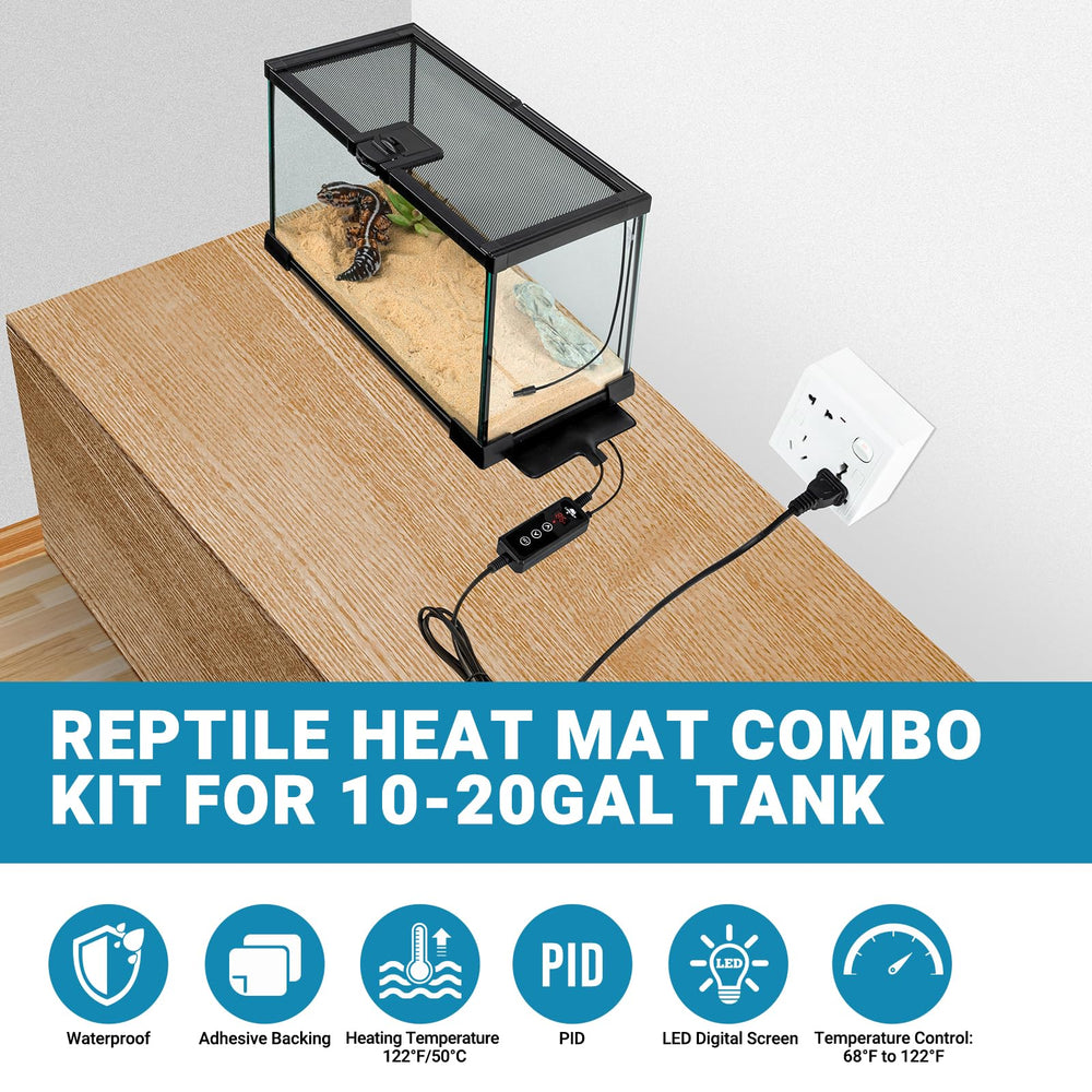 CAVACHEW side mount installation on reptile tank for flexible placement