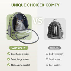 Cawypety breathable front window for relaxed outdoor outings