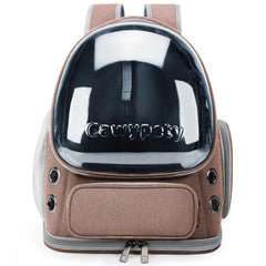 Cawypety cat backpack with bubble window offers sunny, breathable viewing for your cat on the go.