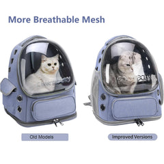Cawypety foldable cat carrier compact storage for travel and storage.