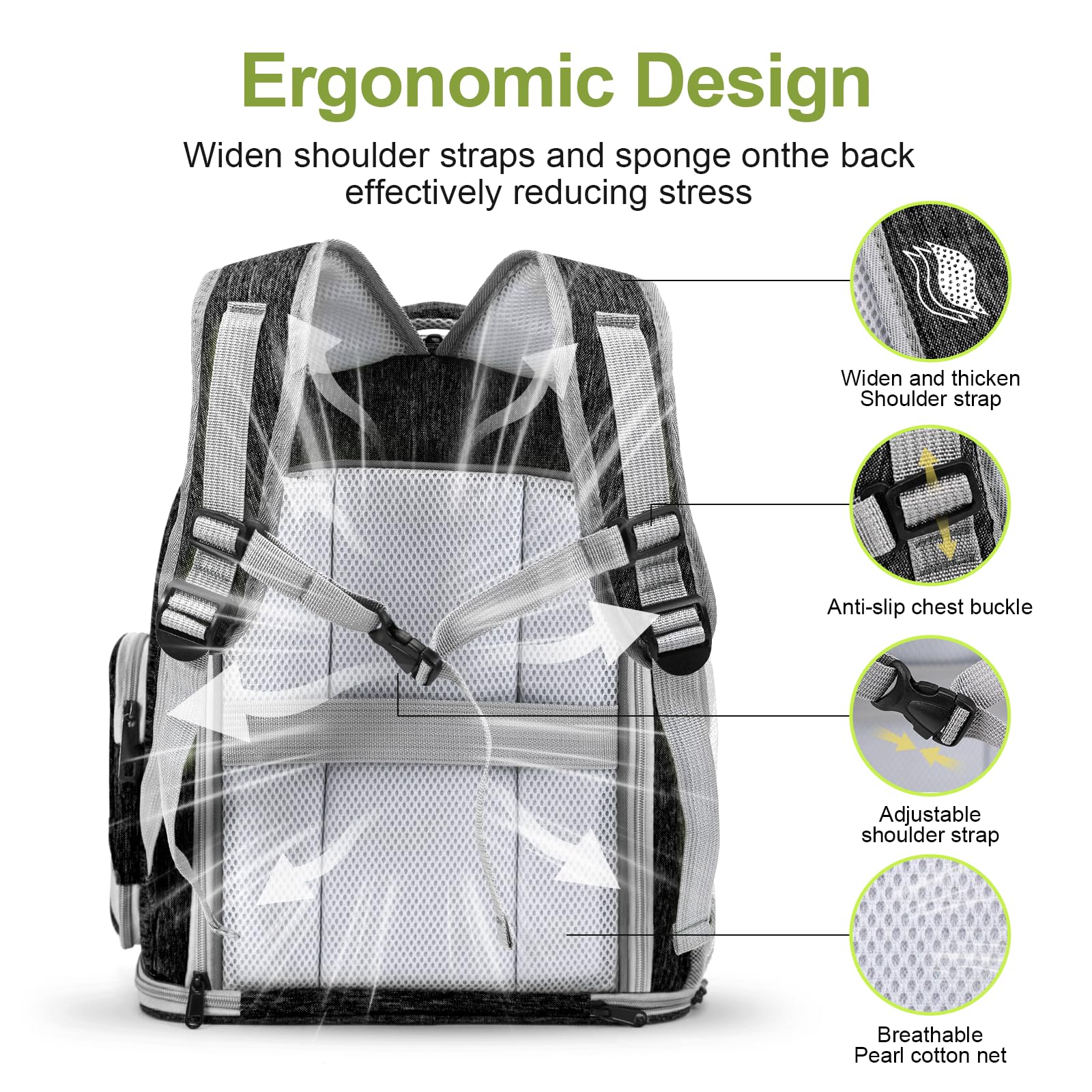 Cawypety uses breathable fabrics to maintain airflow