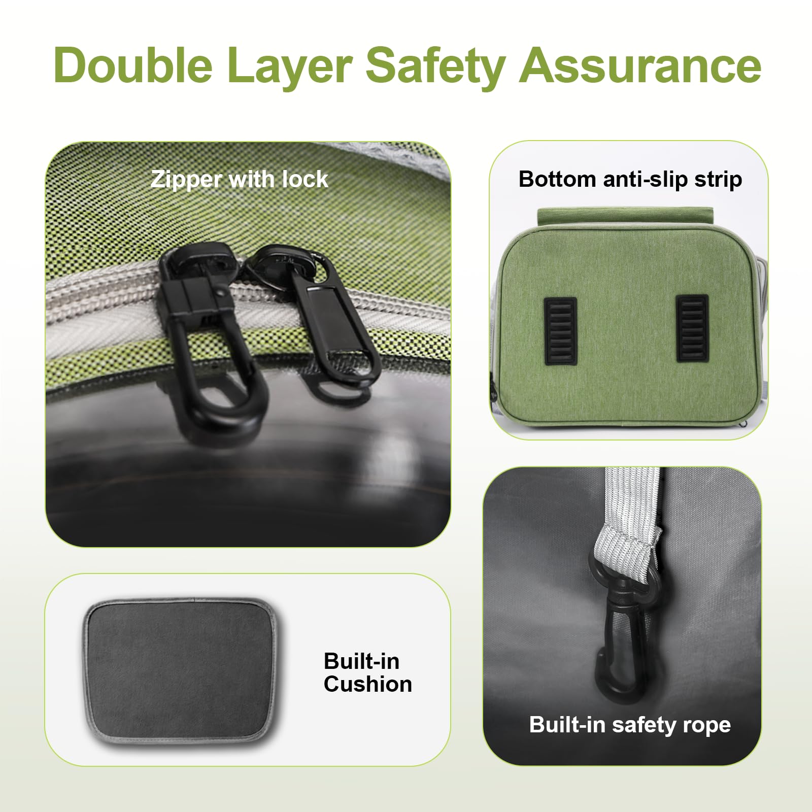 Cawypety side pocket keeps treats and toys within easy reach